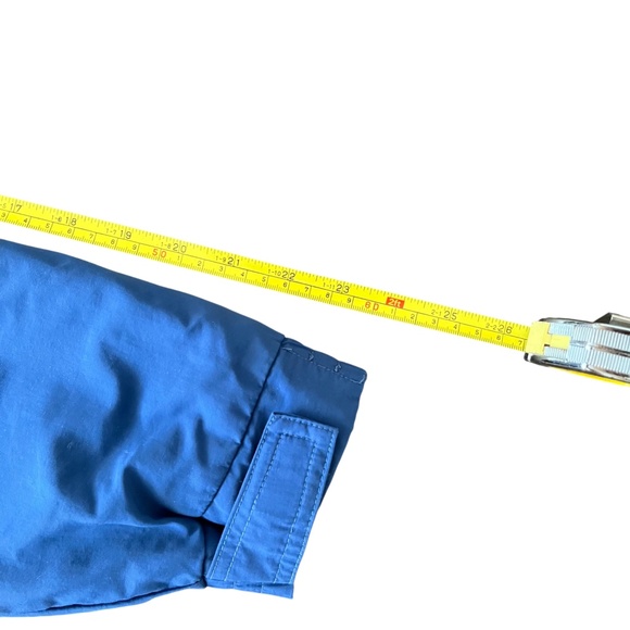 LL Bean Outdoors Blue Canvas Fleece Lined Full Zip Up Jacket Womens Medium VTG - Picture 10 of 10